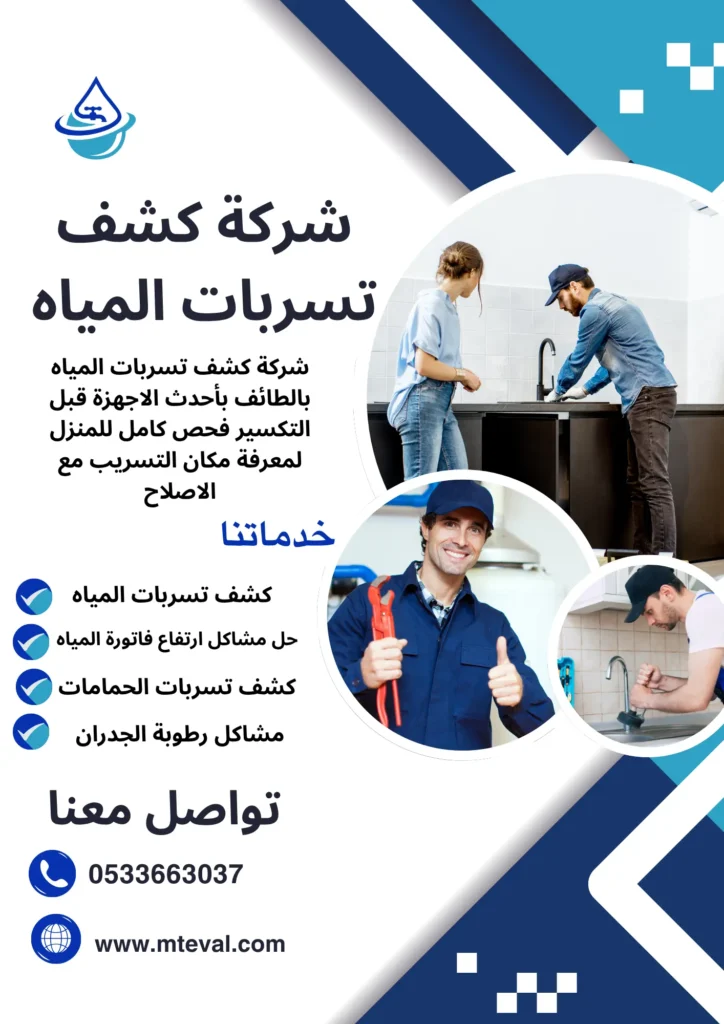 شركة كشف تسربات المياه بالطائف